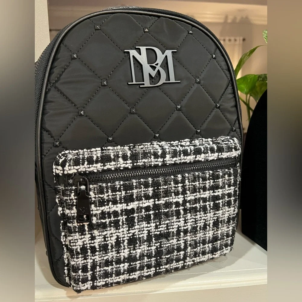 Badgley Mischka Black Backpack - Picture 7 of 9